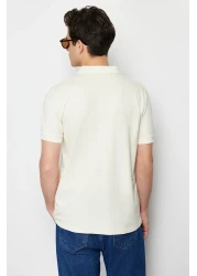  Collection تي شيرت بياقة بولو بقصة عادية 100% قطن TMNSS23PO00031