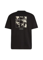 Calvin Klein تي شيرت كالفن كلاين للرجال أسود بأكمام قصيرة