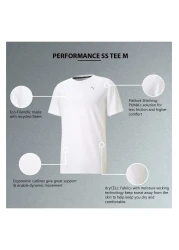 Puma Men's T-Shirt Performance Ss Tee M White 52031402
