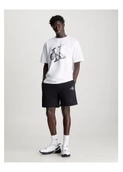 Calvin Klein تي شيرت ثلاثي الأبعاد بشعار ميتا مونوغرام