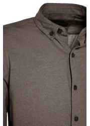  Collection Winter Slim Fit Light Brown Shirt - Button Collar TMNAW20GO0094