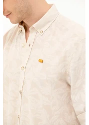 U.S. Polo Assn. قميص إكرو بأكمام طويلة للرجال 50263598 -vr019