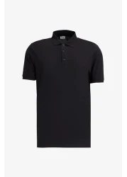 AC&Co / Altınyıldız Classics Men's Slim Fit Polo Collar T-Shirt Set of 3 - Black, White, Navy Blue, Non-Shrink Cotton