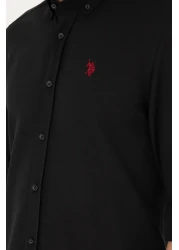 U.S. Polo Assn. Men's Black Long Sleeve Shirt - Basic Model50288629-vr046