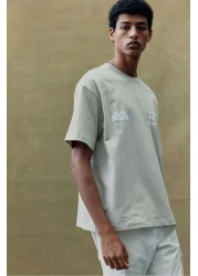 H&M Loose Fit Printed T-shirt