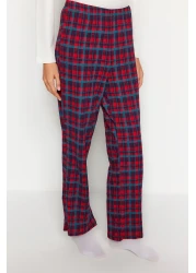  Collection طقم بيجامة منقوشة باللون الأبيض 100% من القطن - تفاصيل الجيب، THMAW24PT00228