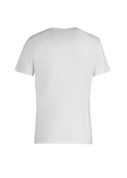  Collection White Slim/Narrow Cut Short Sleeve 100% Cotton Crew Neck T-Shirt Tmnss19Bo0001
