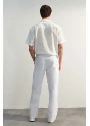  Collection Premium White Label Detailed Loose Fit Pants - Limited Edition TMNSS23PL00038
