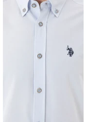 U.S. Polo Assn. Men's Light Blue Long Sleeve Shirt 50288653 -Vr003