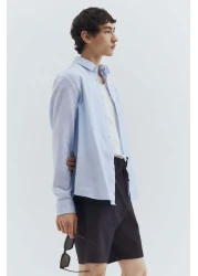 H&M Regular Fit Linen-blend shirt