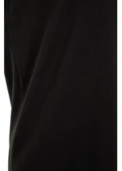  Modest فستان أسود بدون أكمام ببطانة طويلة TCTSS21UK0034