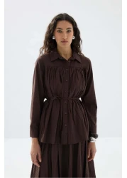 Tailors Room Kraşlı Shirt Suit - Bitter Coffee