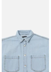  Collection قميص دينم أزرق - TWOSS22GO0185