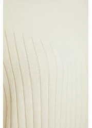  Modest فستان تريكو بياقة حجرية TCTAW24EB00015