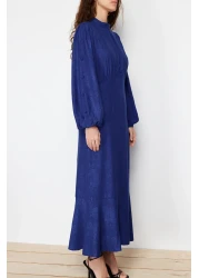  Modest Saks Jacquard Floral Woven Dress Tctss24Eb00064