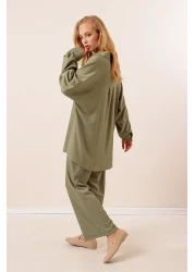 Bigdart 5858 Knitted Double Set - Çağla