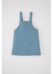 Defacto Baby Girl Disney Mickey & Minnie Strap Jean Dress C5473a524sm