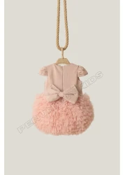 penu baby kids Short Sleeve Baby Girl Dress with Powder Tutu - Princess