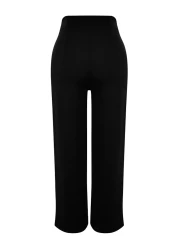  Collection بنطال كولوتي أسود بخصر مرتفع - TWOSS24PL00036