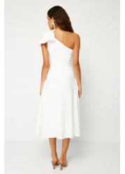  Collection Bridal White A-Line Bow Arrive Woven Wedding/Wedding Evening Dress Night Graduation Dress Tprss24El00105