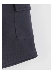 LC Waikiki Lcw Printed Boys' T-Shirt and Pocket Shorts 2-Piece