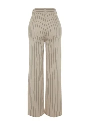  Collection Multi-Colored Striped High Waist Wide Leg Jeans TWOSS23JE00247