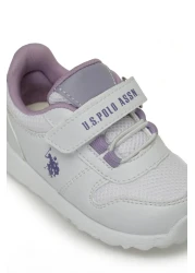 U.S. Polo Assn. Garfield Jr 5Fx White Female Child Sneaker Shoes