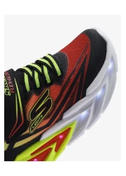 Skechers حذاء رياضي Skechers مطبوع ومضيء للأولاد مع قفل بخطاف وحلقة - FLEXGLOW ULTRA
