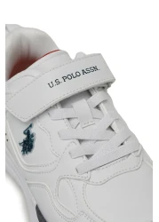 U.S. Polo Assn. Inter Jr 5Fx White Male Child Sneaker Shoes