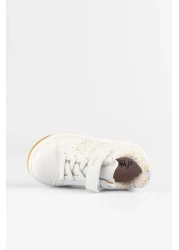 Vicco Pukky Lighted Baby Girl White Sneaker