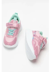 Liger Children's Velcro Smart Lacing Sports Shoes Pink - Green