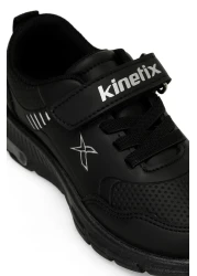 Kinetix Watson P 4Pr Black Boy's Sports Shoes