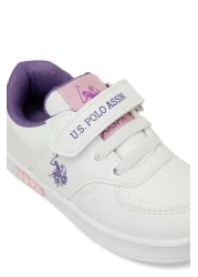 U.S. Polo Assn. حذاء رياضي كاميرون جونيور 5fx أبيض للفتيات