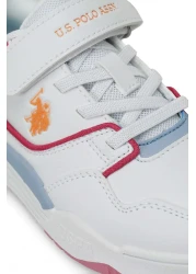 U.S. Polo Assn. Martell Jr 5Fx White Girl's Sneaker