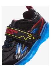 Skechers İllumi - Brights Little Boy's Black Lighted Sports Shoes 401523 N Bkrb