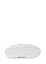 U.S. Polo Assn. حذاء رياضي للأطفال من Garfield Jr. 5FX باللون الأبيض