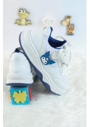 Moda Lime حذاء رياضي للأطفال للجنسين بتصميم خاص من Kuromi برباط وشريط فيلكرو