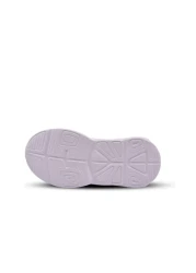 kids A more حذاء رياضي للفتيات من Roya مزود بشريط فيلكرو هوائي بتفاصيل تشريحية باللون الفضي