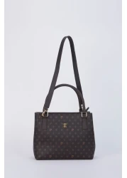 Pierre Cardin حقيبة كتف نسائية بنية اللون 05PO22K1592