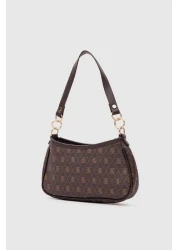 Shule Bags حقيبة Farme Monogram باللون البني الرغيف الفرنسي وحقيبة كروس