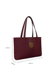 U.S. Polo Assn. Us8029 Model Women's Shoulder Bag - Navy Blue and Claret Red