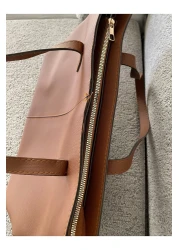 Emma Carter حقيبة مايا كبيرة الحجم - حقيبة تسوق بنية