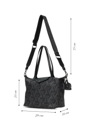 U.S. Polo Assn. حقيبة كتف نسائية سوداء Us25521