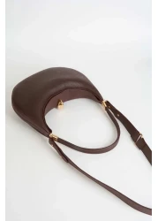 Vivaq إغلاق سريع من الجلد الصناعي باللون البني المر - 4 أشكال استخدام لحقيبة اليد والكتف