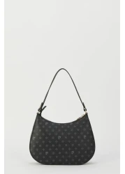 Pierre Cardin Black Monogram Women's Shoulder Bag 05PO23Y1724