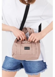 Rays Mink Snap Closure Detailed Shoulder Bag 9113