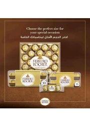 Ferrero Rocher Fine Hazelnut Milk Chocolates, 24 Piece Gift Box, 300g