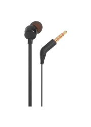 JBL Tune 110 Headphones Wired In-Ear Deep And Powerful Pure Bass Sound Black