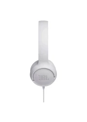 JBL Tune 500 Wired Headphone With Deep Pure Bass Sound White