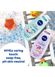 NIVEA Kids 2-In-1 Shower And Shampoo Sparkle Berry Scent Purple 250ml